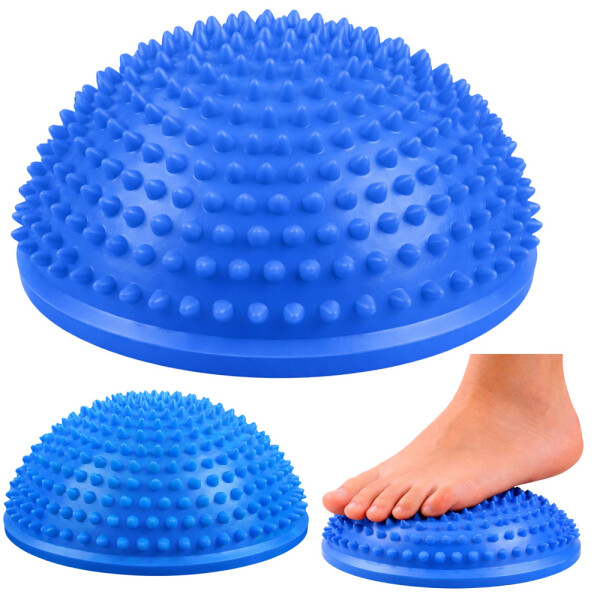 Mamido Masážní balanční polokoule 16 cm modrá