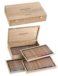 Caran d'Ache, 6901.900, Luminance, umělecké pastelky nejvyšší kvality v dřevěné kazetě, 100 ks