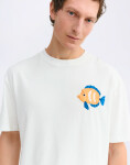 Tričko Thinking MU Thinking Mu Payaso Patch Aaron Tee WHITE