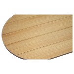 Zahradní set 1+1+2, stůl 90x48, židle a dvojsedačka, přírodní umělý ratan, kov antracit, světle šedá látka