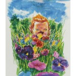 Popisovač Faber-Castell Pitt Artist Pen Brush 6 ks, hrot B, jarní odstíny