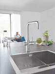 GROHE - Blue Home Dřezová baterie Connected, s chladícím zařízením a filtrací, chrom 31456001