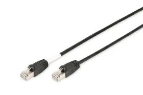 Digitus Cat6 S/FTP černá / Patch kabel / 10 m / RJ-45 / Outdoor UV odolný / PoE++ (DK-1644-100/BL-OD)
