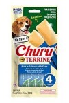 Churu Dog Terrine losos s tuňákem plemena M 4x30g