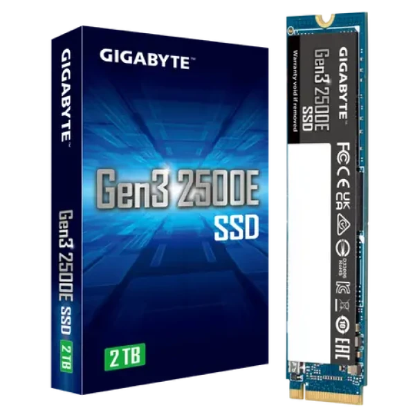 GIGABYTE Gen3 2500E 2TB / M.2 2280 Gen 3/ R: 2400 MBps / W: 2000 MBps / MTBF: 1.5mh / 5y (G325E2TB)