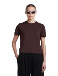 Dámské merino triko krátký rukáv ICEBREAKER Wmns Merino 150 Tech Lite III SS Crop Tee, Bittersweet velikost: S
