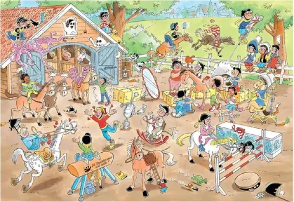 JUMBO Puzzle JvH Jezdecká škola