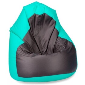 FRONTI Sedací pytel SAKO 100 cm - mentolová + černá