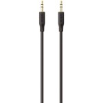 Belkin F3Y117bt2M jack audio kabel [1x jack zástrčka 3,5 mm - 1x jack zástrčka 3,5 mm] 2.00 m černá pozlacené kontakty