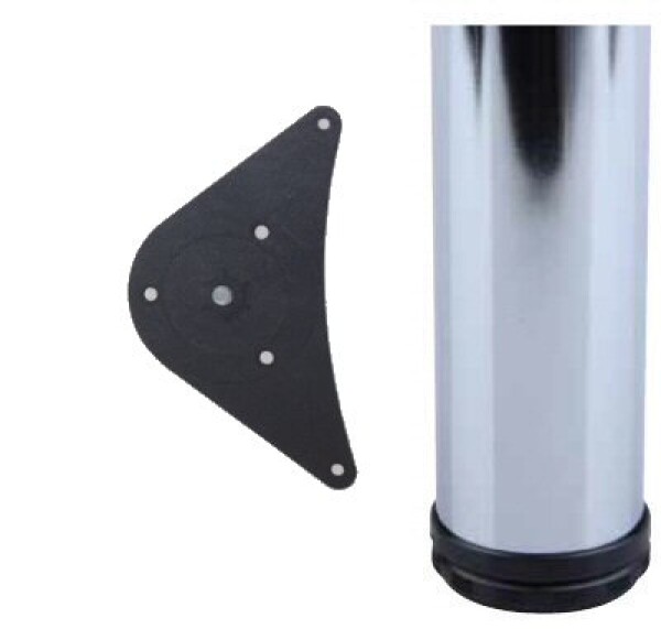 Incoll stolová noha chrom 710x60 (24_GP00_071_10A)