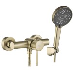 REA - Sprchová baterie Lungo Stripe BRUSH GOLD REA-B9490