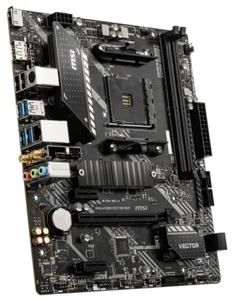 MSI MAG A520M VECTOR WIFI / AMD A520 / DDR4 / SATA III RAID / USB / GLAN / M.2 / Wi-Fi / sc.AM4 / mATX (MAG A520M VECTOR WIFI)