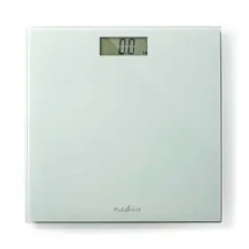 Nedis Osobní váha bílá / Digitální / Tvrzené sklo / nosnost: 150 kg (PESC500WT)