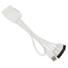 Lian Li USB Hub PW-U2TPAW USB 2.0 A - USB 2.0 9-pin 3x bílá (PW-U2TPAW)