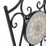 Zahradní set 1+2, kov, keramická mozaika, US1400 SET