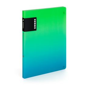 Pořadač PP A4 2kr. OMBRE zelená