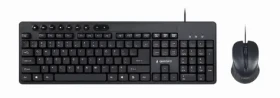 Gembird KBS-UM-04 černá / drátová klávesnice + optická myš / US layout / USB-A / 1600 DPI (KBS-UM-04)