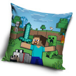 Dětský polštářek Minecraft Diamantový Bojovník