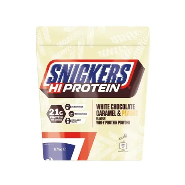 Mars Snickers Hi Protein 875 g white chocolate caramel peanut (12331)