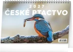 NOTIQUE České ptactvo 2027 / Stolní kalendář / 23,1 × 14,5 cm
