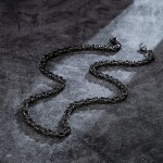 Pánský náhrdelník Jerome - 5 mm, byzantský řetízek, chirurgická ocel, 60 cm Vintage