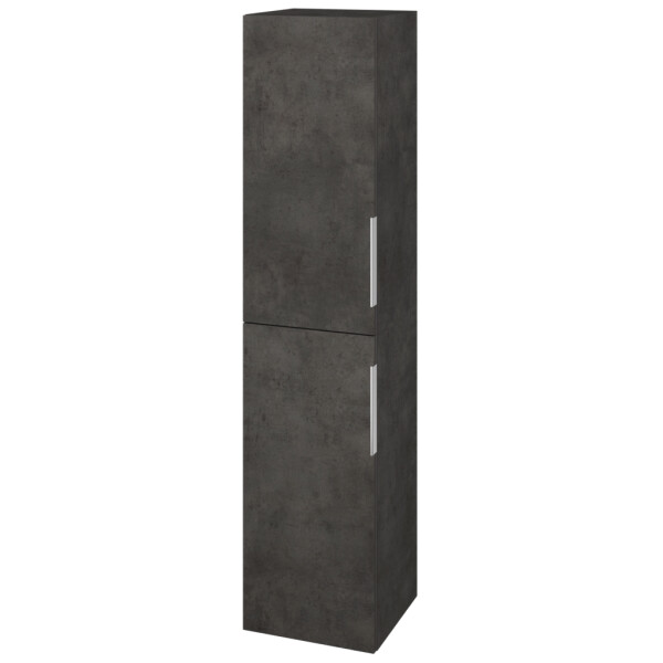 Dřevojas - Vysoká skříň DOS SVD2 35 - D16 Beton tmavý / Úchytka T05 / D16 Beton tmavý / Levé 210359F