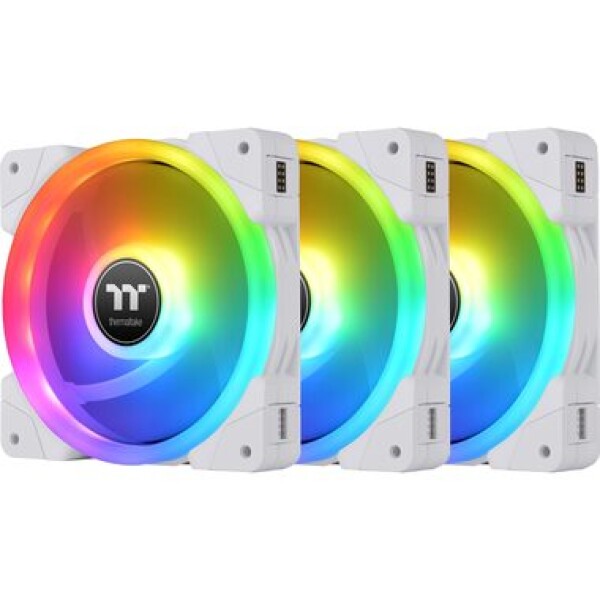 THERMALTAKE SWAFAN EX14 RGB bílá 3ks / Ventilátor / 140 mm / Hydraulic Bearing / 2000 RPM @ 38.8 dB / 81.6 CFM (CL-F162-PL14SW-A)