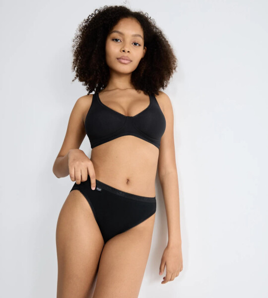 Dámská podprsenka Basic+ Soft Bra - BLACK - černá 0004 - SLOGGI BLACK 75D