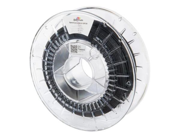 Filament Spectrum ASA-X GF10 1,75 mm TRAFFIC BLACK 0,5 kg
