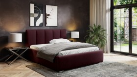 FRONTI Postel MODEL 08 120x200 bordó - MAGIC VELVET 2229