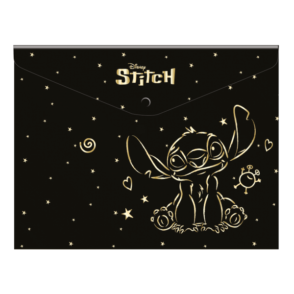 Colorino obálka s drukem, Stitch Gold 1, A4, PP - 6ks