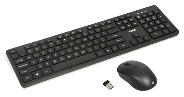 IBOX Workstation Pro Kit černá / Bezdrátová klávesnice a myš / 2,4 GHz / 800-1600 DPI / US layout (IKM5010W)