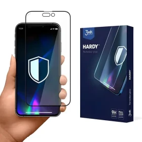 3mk Hardy černá / Tvrzené sklo / Apple iPhone 13 Pro Max a iPhone 14 Plus / 9H