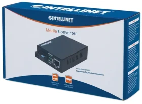 Intellinet Konvertor médií Fast Ethernet černá / Konvertor médií / RJ45-ST Multimode / dosah 2 km / 100 Mbit/s (506519)