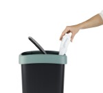 Odpadkový koš TWIST krémově zelená