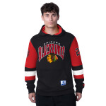 Starter Pánská Mikina Chicago Blackhawks END ZONE Fleece Hoodie Velikost: