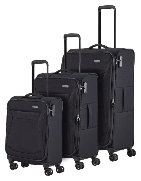 Travelite Chios S,M,L Black S: 34 l / M: 60–66 l / L: 90–97 L TRAVELITE-80040-01