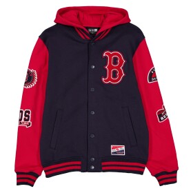 New Era Pánská bunda Boston Red Sox MLB Full Snap Patch Velikost: S