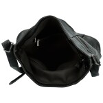Trendy dámská koženková crossbody kabelka Nanya, černá A
