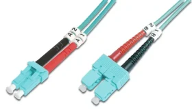 Digitus / Optický patch kabel / LC - SC / Multimode OM3 50/125 µm / Duplex, 1 m (DK-2532-01/3)