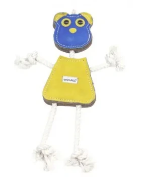 AnimALL Hračka Medvěd velký kůže natural podložená plstí 35x22 cm (110324)