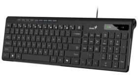GENIUS Slimstar 230 II černá / Drátová / Copilot / USB / CZ+SK layout (31310048407)