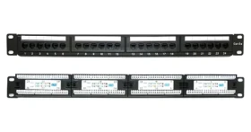 XtendLan / Patch panel / 19\" / 24 portů / Cat5e (PP19-24C5EU2)