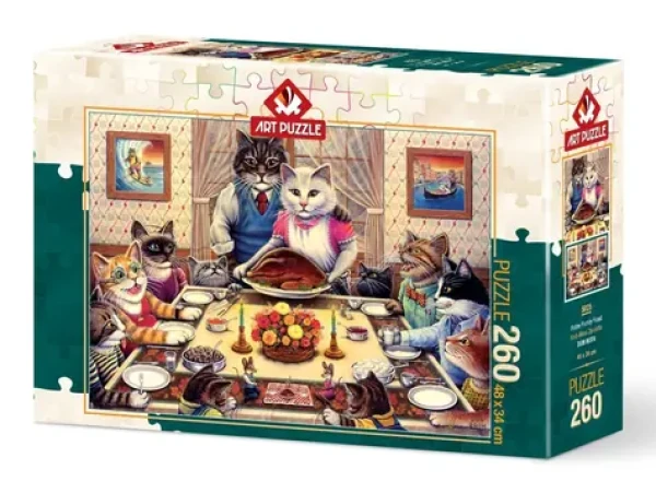 ART PUZZLE 5025 Puzzle Kočičí rodina