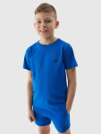 Chlapecké hladké tričko 4F kobaltové