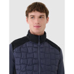 Pánská péřová trekingová vesta s výplní Primaloft Black 4F 4FWSS25TVJAM177-22S pánské xxl