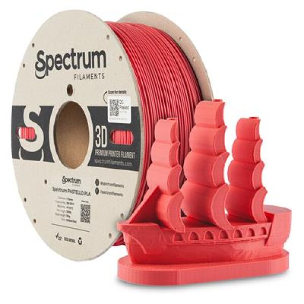 Filament Spectrum Pastello PLA 1,75 mm HOLLAND RED 1 kg