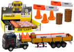 Mamido Modrý nákladní vůz s přívěsem 1:24 TIR - auto s doplňky a zvuky