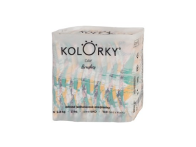 KOLORKY DAY jednorázové eko plenky štětce - M (5-8 kg), 21 ks