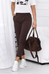Dámské kalhoty LENA DARK MAROON S
